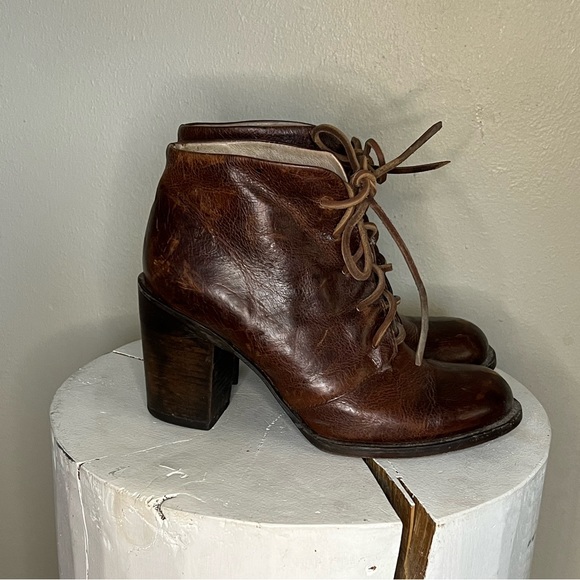 Freebird Beck booties in brown leather size 10 - Picture 4 of 6